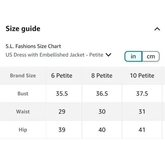 S.L. Fashions Womens Elegant Black Size 8 Petite V-Neck Layered Hem Dress Party - Picture 12 of 12